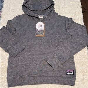 Avalanche Heather Gray Boy / Girl Hoodie.    Size 14/16